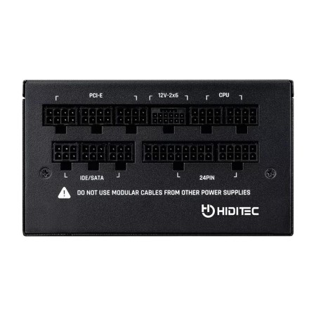 Fuente de Alimentación Hiditec GDX1050 V3/ 1050W/ Ventilador 14cm/ ATX 3.1/ PCIe 5.1/ 80 Plus Gold