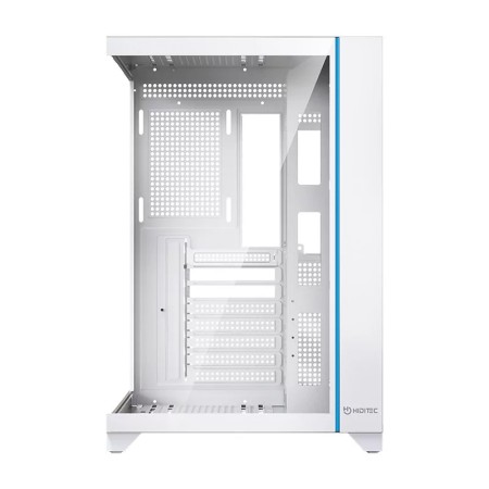 Caja ordenador gaming hiditec h3 pro atx argb cristal templado blanco