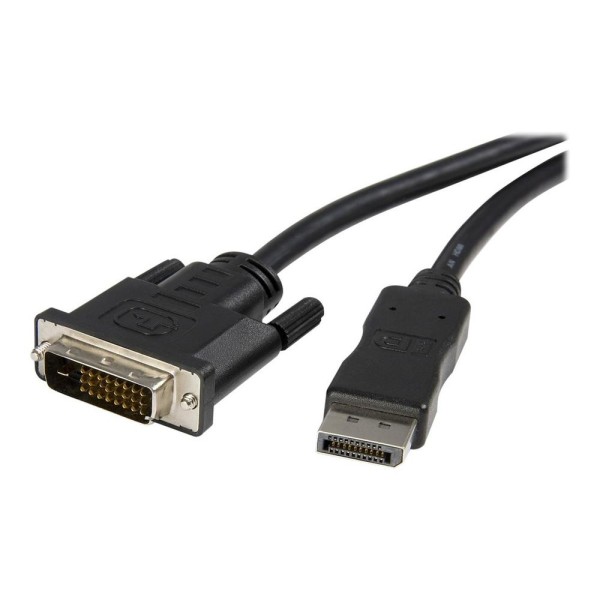 Cable displayport a dvi 3m -  macho - macho -  negro