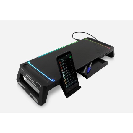 Elevador soporte de monitor deep gaming con hub usb