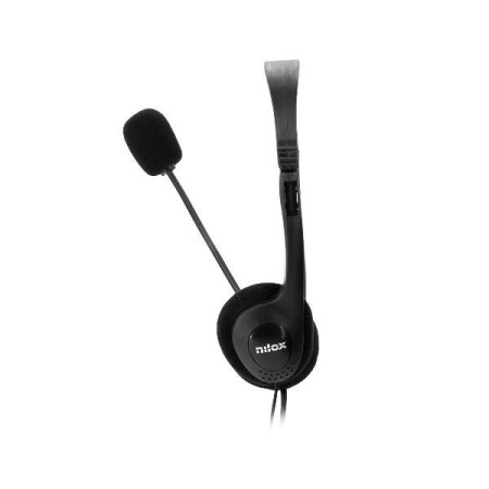 Nilox Auriculares NXCM0000004 Doble Jack Negro