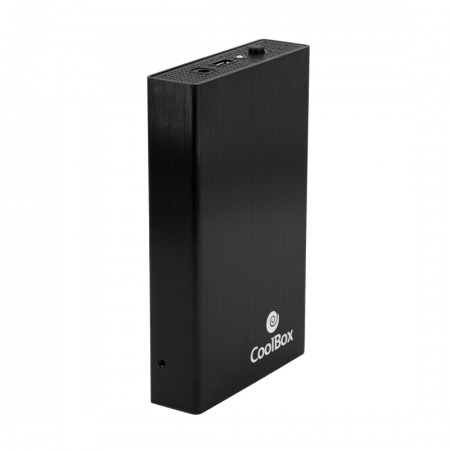 Carcasa disco duro hdd 3.5 pulgadas coolbox sca - 3533 usb3.0 negra aluminio
