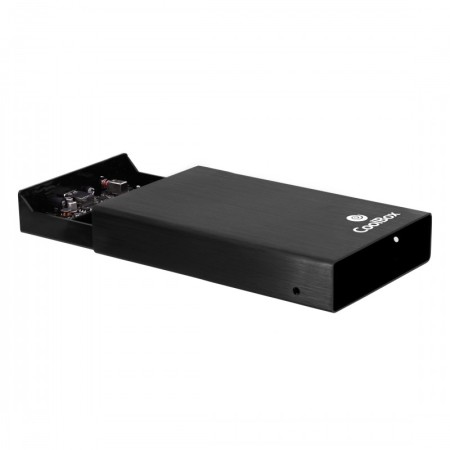 Carcasa disco duro hdd 3.5 pulgadas coolbox sca - 3533 usb3.0 negra aluminio