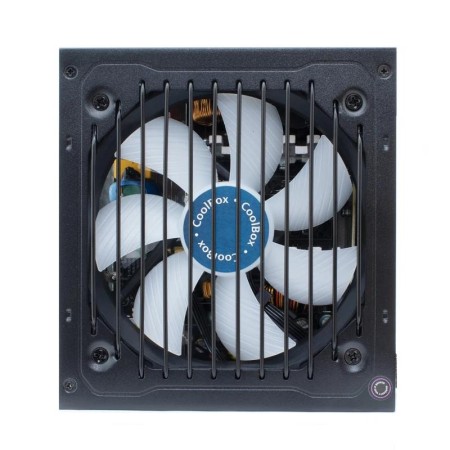 Fuente de alimentacion coolbox deep energy rgb600 - 600w 80+ bronze gaming rgb