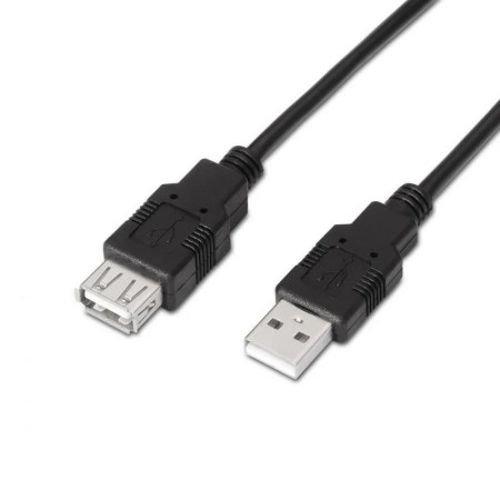 Aisens Cable USB 2.0 tipo A/M-A/H negro 3.0m