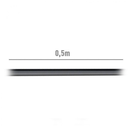 Cable USB 2.0 Tipo-C Aisens A107-0050/ USB Tipo-C Macho - USB Macho/ 480Mbps/ 50cm/ Negro