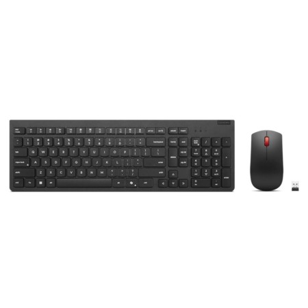 Teclado  raton lenovo essential inalambrico negro