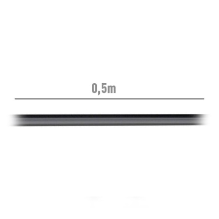 Cable USB 2.0 Tipo-C Aisens A107-0055/ USB Tipo-C Macho - USB Tipo-C Macho/ 480Mbps/ 50cm/ Negro