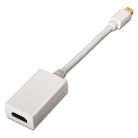 Conversor Aisens A125-0138/ Mini DisplayPort Macho - HDMI Hembra/ 15cm/ Blanco