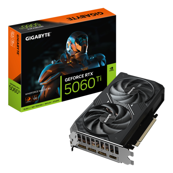 Tarjeta grafica gigabyte rtx 5060ti 8gb gddr7 -  3x dp -  1x hdmi pci express 5.0