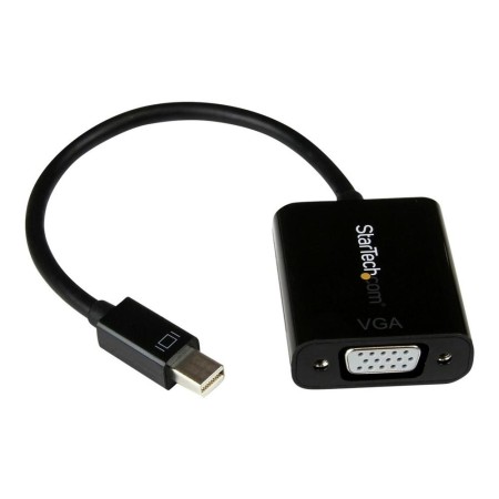 Adaptador mini dp a vga startech 22cm -  macho - hembra -  negro