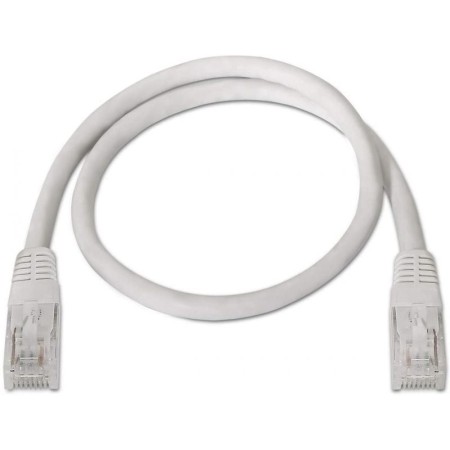 Aisens Latiguillo RJ45 CAT.6 UTP AWG24 blanco 0.5m