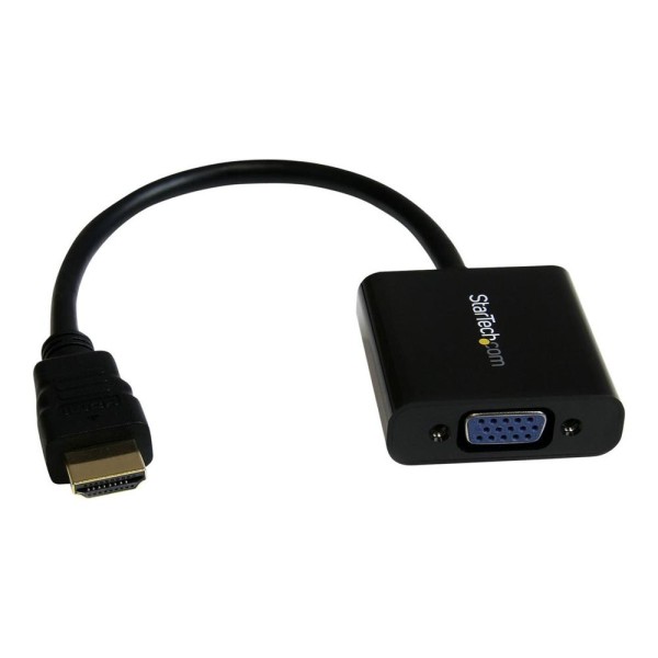 Adaptador hdmi a vga startech 24.5cm -  macho - hembra -  negro