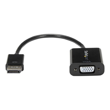 Cable displayport a vga startech 10cm -  macho - hembra -  negro