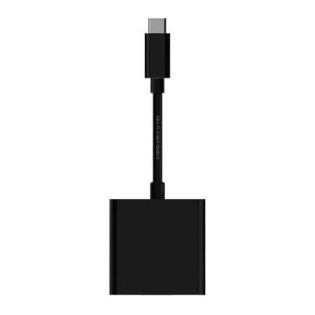 Conversor USB Tipo-C Aisens A109-0347/ USB Tipo-C - VGA Hembra/ 15cm/ Negro