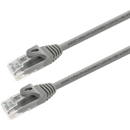 Aisens Latiguillo Rj45 Cat.6A Utp Gris 1.0M