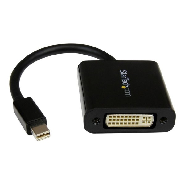 Adaptador mini dp a dvi startech 17cm -  macho - hembra -  negro