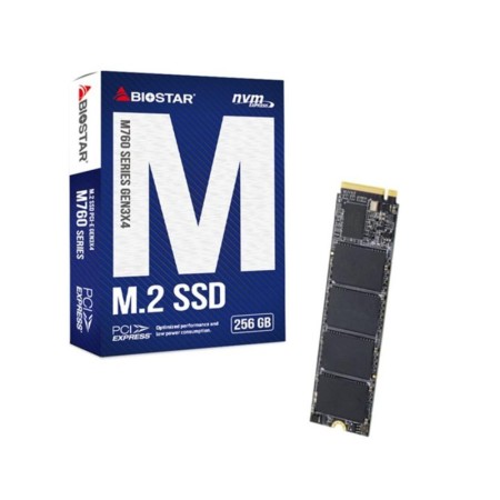 Disco duro interno ssd biostar m760 256gb m.2 pci express 4.0