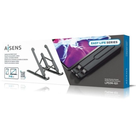 Soporte Aisens LPS1M-101 para Portátil/ Tablet hasta 15″