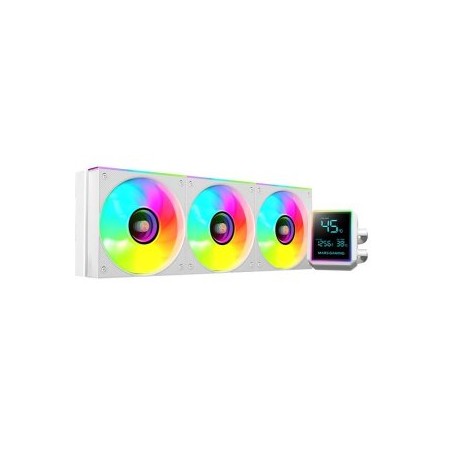 Kit refrigeracion liquida mars gaming mllcdpro360w argb 3x 120mm blanco