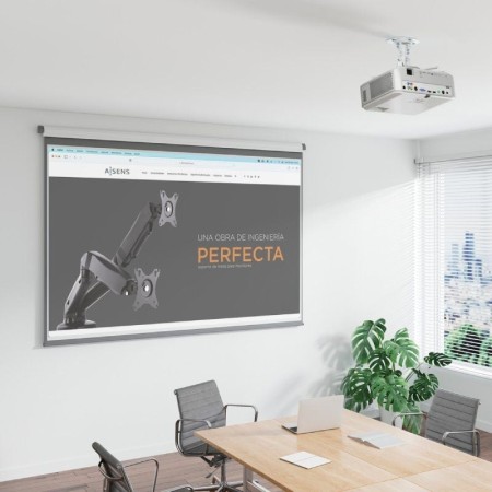 Soporte de Techo/ Pared para Proyector Aisens CP03TSR-129/ Giratorio/ Inclinable/ hasta 13.5kg