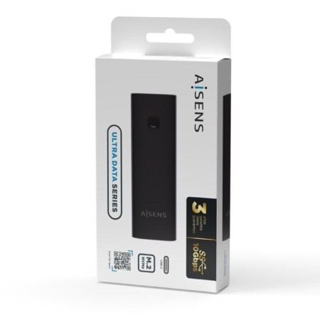 Caja Externa para Disco SSD M.2 NVMe Aisens ASM2-020B/ USB 3.2 Gen2/ Sin Tornillos