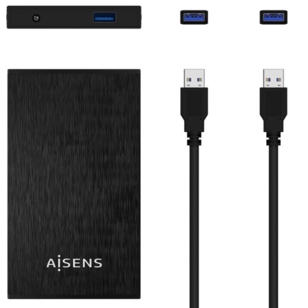 Caja Externa para Disco Duro de 2.5″ Aisens ASE-2523B/ USB 3.0