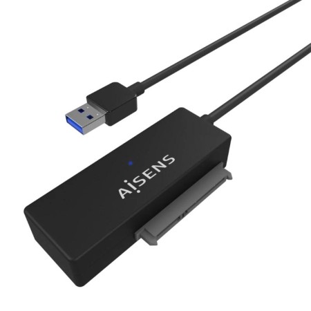 Adaptador para Discos Duros 2.5″/3.5″ Aisens ASE-35A01B/ USB 3.0 - SATA/ con Alimentador