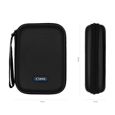 Funda para Disco Externo de 2.5″ Aisens ASBG-001-BK/ Negra