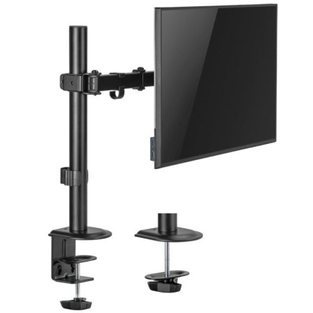 Soporte de Mesa para Monitor y TV Aisens DT32TSR-147/ Giratorio/ Inclinable/ hasta 9kg