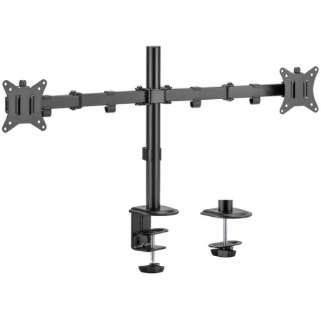 Soporte de Mesa para 2 Monitores o TV Aisens DT32TSR-149/ Giratorio/ Inclinable/ hasta 9kg