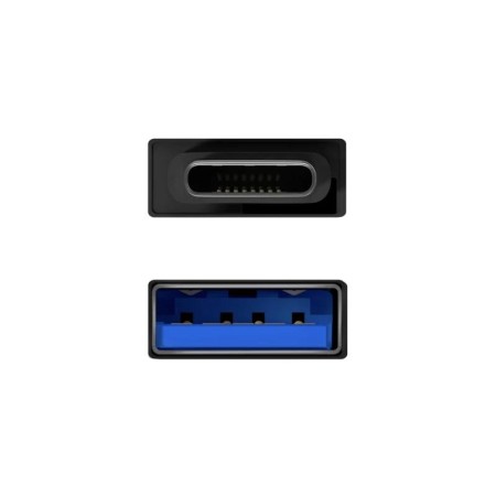 Adaptador USB 3.2 Aisens A108-0717/ USB Hembra - USB Tipo-C Macho/ Negro