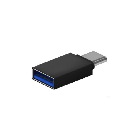 Adaptador USB 3.2 Aisens A108-0717/ USB Hembra - USB Tipo-C Macho/ Negro