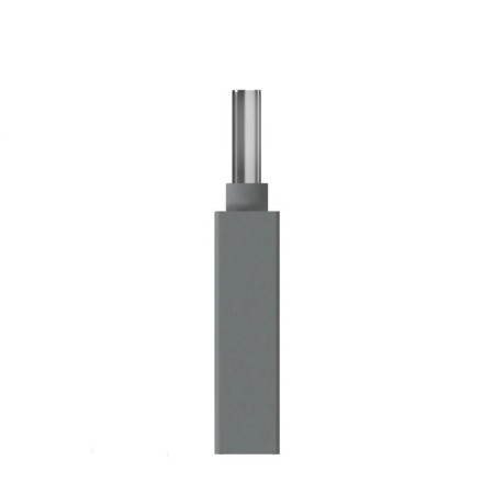 Adaptador USB 3.2 Aisens A108-0718/ USB Hembra - USB Tipo-C Macho/ Gris