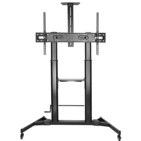 Soporte de Suelo Inclinable con Ruedas y Manivela Aisens FT100TE-171 para TV 60-100″/ hasta 100kg