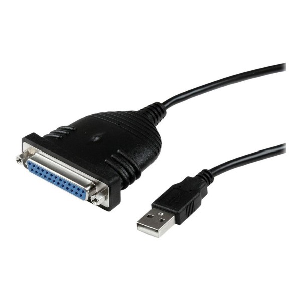 Cable db25 a usb tipo a startech 1.86m -  hembra - macho -  negro