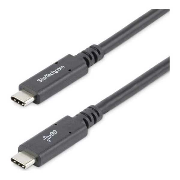 Cable usb tipo c startech 1.8m -  macho - macho -  negro