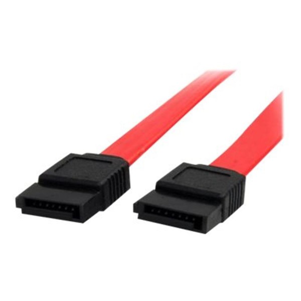 Cable sata startech 0.6m -  hembra - hembra -  rojo