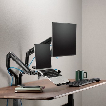 Soporte de Mesa Orientable/ Inclinable DTL32TSR-195 para TV y Portátil de 17-32″