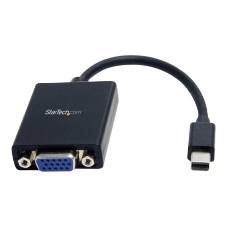 Adaptador mini dp a vga startech 0.13m -  macho - hembra -  negro