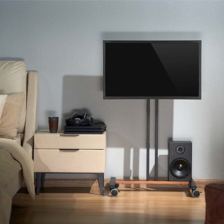 Soporte de Suelo Inclinable con Ruedas Aisens FT55TE-213 para TV de 32-55″/ hasta 35kg