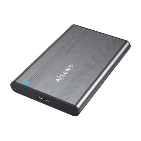 Caja Externa para Disco Duro de 2.5″ Aisens ASE-2526GR/ USB 3.1/ Sin tornillos