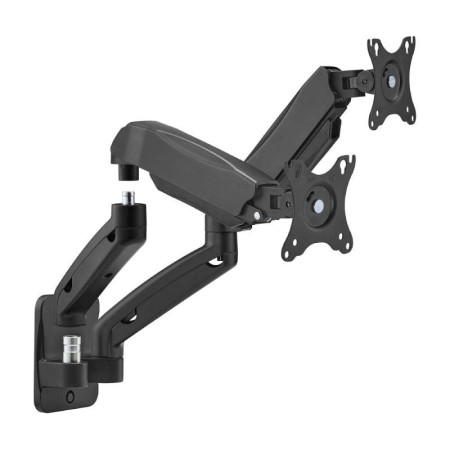 Soporte de Pared para 2 Monitores o TV Aisens WT32TSR-225/ Giratorio/ Inclinable/ hasta 9kg