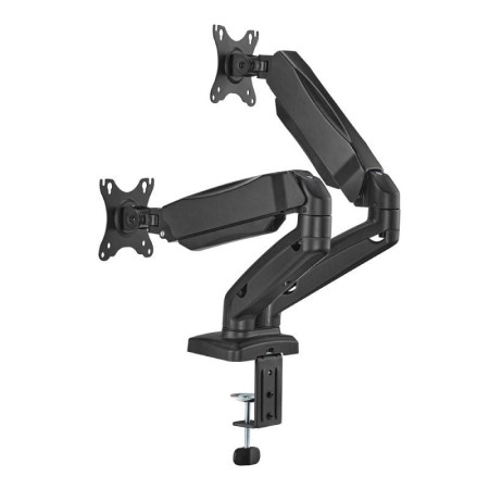 Soporte de Mesa con Contrapeso para 2 Monitores o TV Aisens DT32TSR-221/Giratorio/ Inclinable/ hasta 9kg