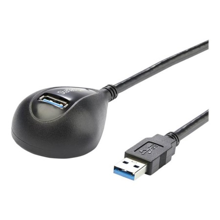 Cable usb tipo a startech 1.5m -  macho - hembra -  negro