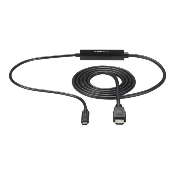 Cable usb tipo c a hdmi startech 1m -  macho - macho -  negro
