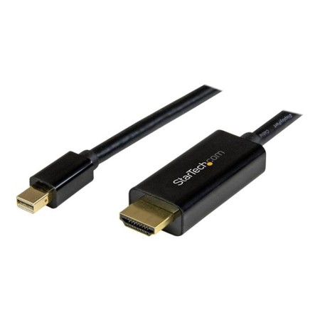 Cable mini dp a hdmi startech 1m -  macho - macho -  negro