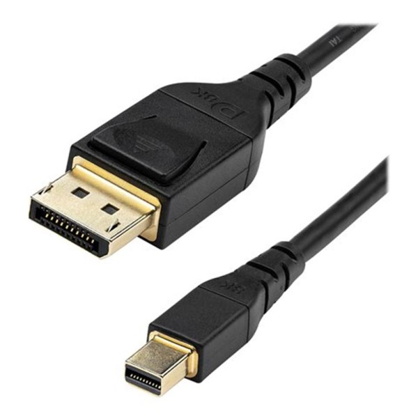 Cable mini dp a displayport startech 2m -  macho - macho -  negro