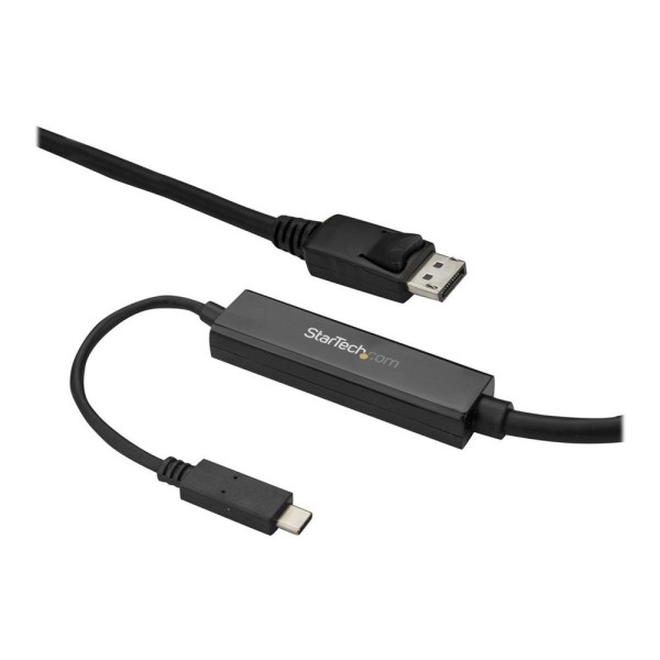 Cable usb tipo c a displayport startech 3m -  macho - macho -  negro
