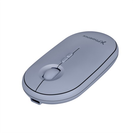 Ratón inalambrico rebble bluetooth y 2.4 ghz hasta 3 dispositivos con receptor usb clic silencioso para portátil notebook pc cho